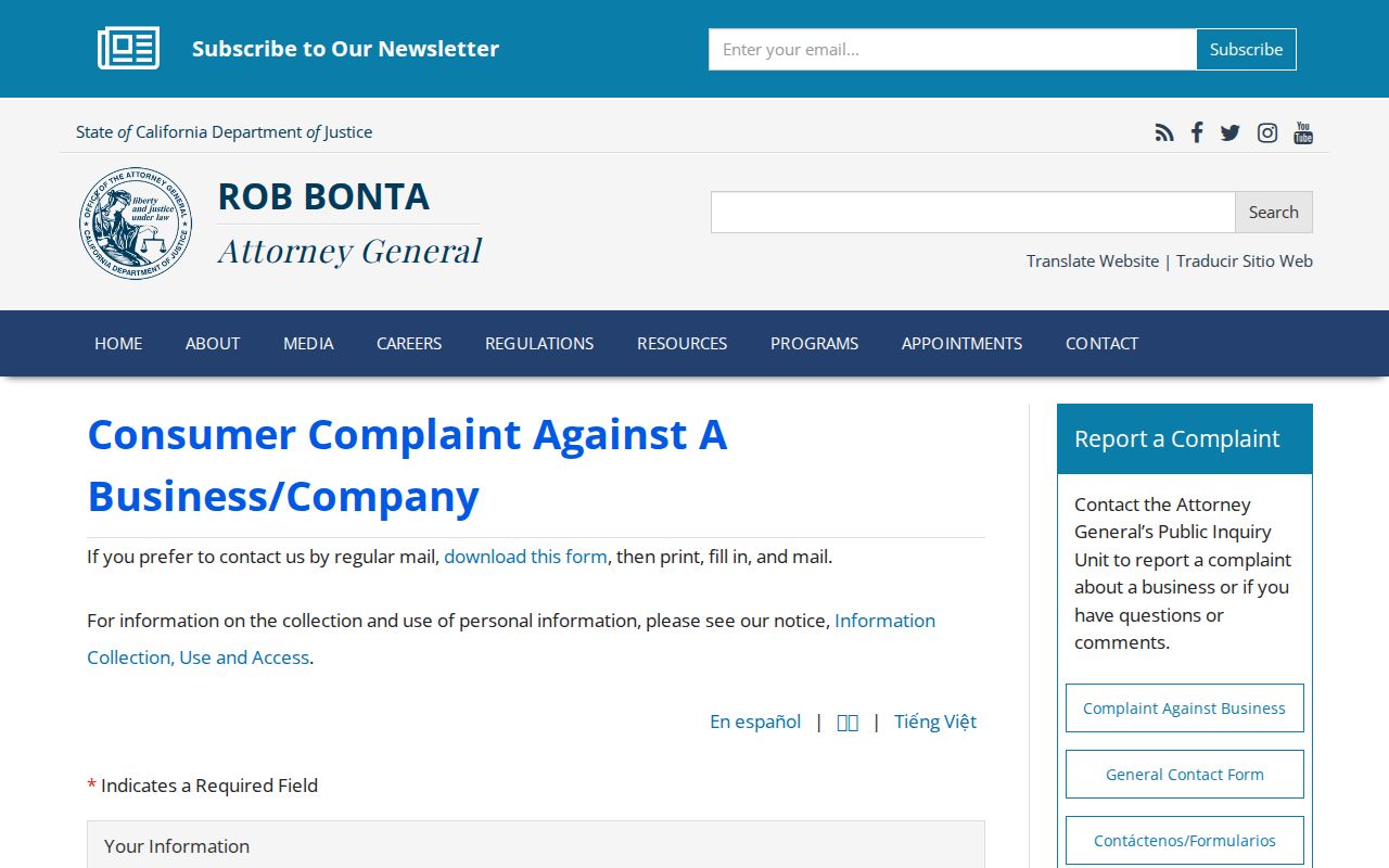 Torrance neighbors reference image for California consumer complaint reporting